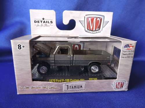 M2 Machines 1970 Ford F-100 Custom 4x4 Titanium Limited to 6800 pieces